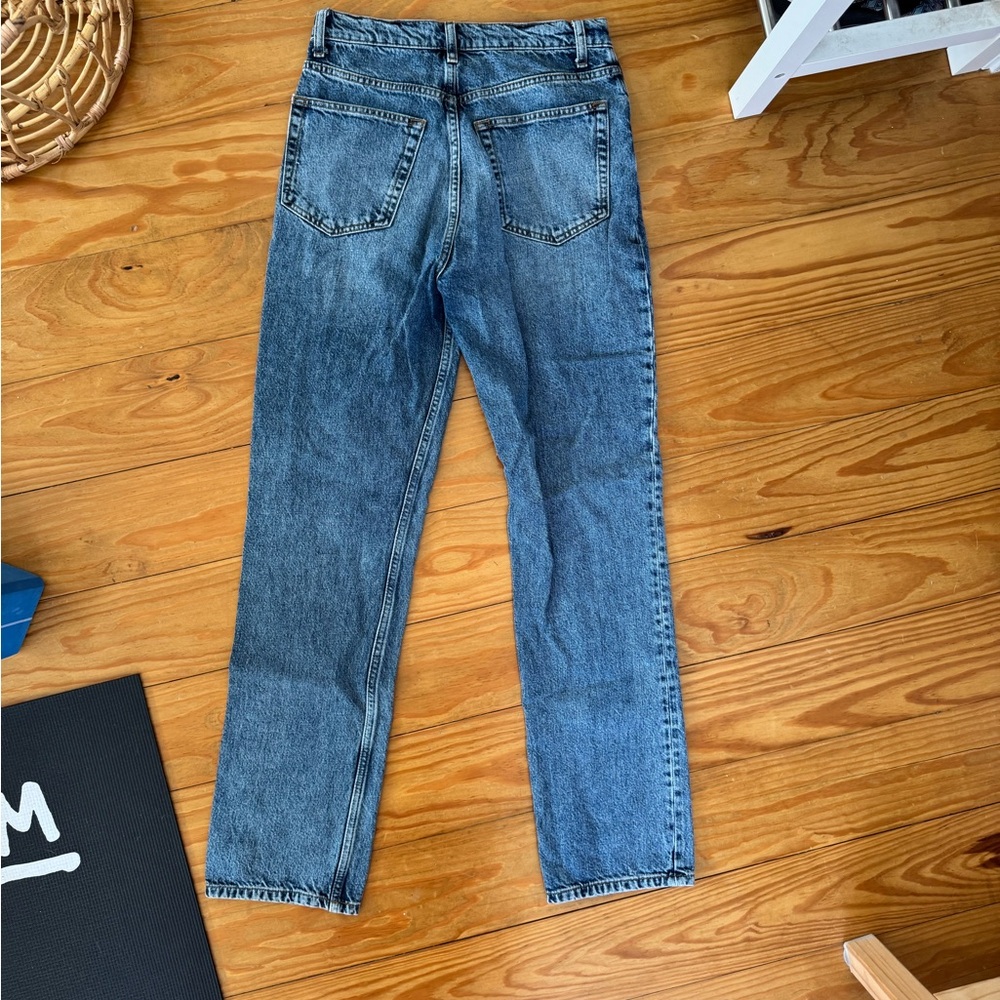 Reformation Blue Straight Leg Jeans - Picture 5 of 5